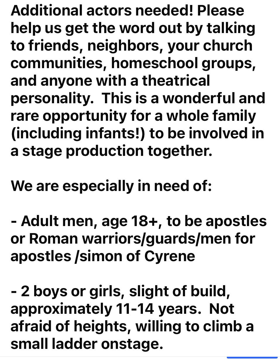 The St. John passion play